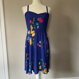 NWT Old Navy Floral Blue Sundress